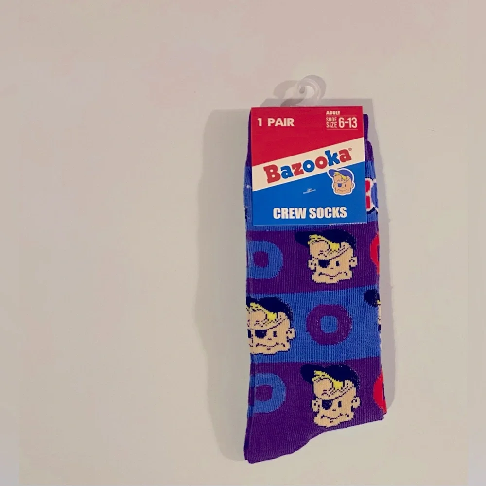 Fun Novelty Socks Featuring Bazooka Gum